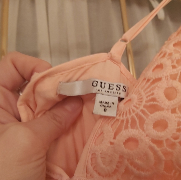 ππPeplum Crochet Lace Summer Dressππ - Picture 5 of 6